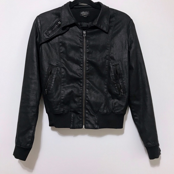 Cult of Individuality Jackets & Blazers - Cult of Individuality Moto Denim Jacket in Black S